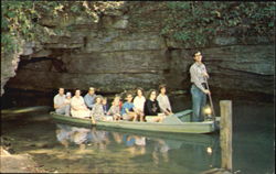 Twin Caves, Spring Mill State Park Postcard