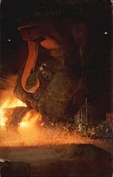Gray Steel Works Gary, IN Postcard Postcard