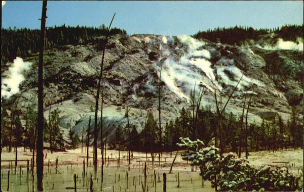 Roaring Mountain Yellowstone National Park