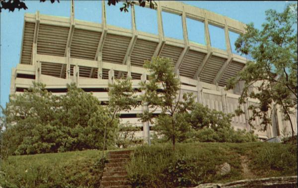 The West Side Of Memorial Stadium Austin Texas