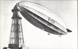 Airship H.M.A. R100 Postcard