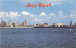 Skyline Of Long Beach Postcard