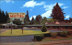 Porta Via Motel, 805 Long Street Sweet Home, OR Postcard Postcard