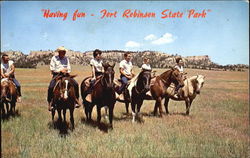 Having Fun Fort Robinson State Park Scenic, NE Postcard Postcard