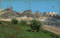 Overlooking The Beach Postcard