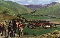 Sun Valley Idaho From Penny Mountain Postcard Postcard