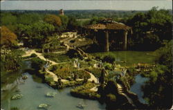 San Antonio's Sunken Garden Texas Postcard Postcard