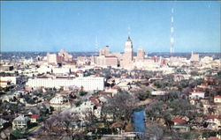 Skyline Of Beautiful San Antonio Postcard