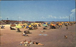 Stewart Beach Galveston, TX Postcard Postcard