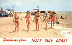 Greetings From Texas Gulf Coast Postcard