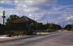 Front Gate Of Bergstrom Air Force Base Austin, TX Postcard Postcard