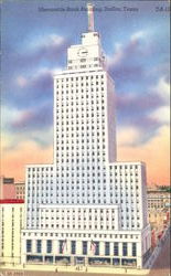 Mercantile Bank Building Dallas, TX Postcard Postcard