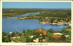 Birdseye View Of Lake L. B. J Horseshoe Bay, TX Postcard Postcard