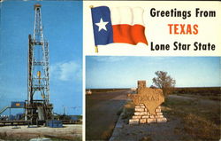 Greetings From Texas Scenic, TX Postcard Postcard