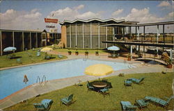 Carrousel Motor Hotel, 3330 Reveille Rd Houston, TX Postcard Postcard