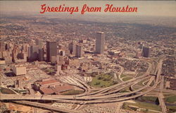 Greetings From Houston Postcard