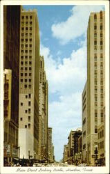 Main Street Looking North Postcard