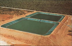 Two Brine Storage Ponds Postcard