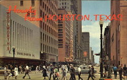 Howdy From Houston Postcard