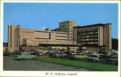 M. D. Anderson Hospital Houston, TX Postcard Postcard