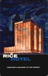 Rice Hotel Postcard