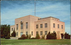 Yoakum County Court House Postcard