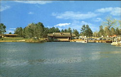 Huxley Bay Marina Center, TX Postcard Postcard