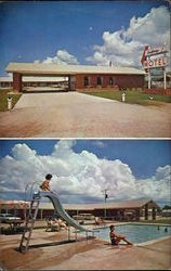 Gulfway Motel High Island, TX Postcard Postcard