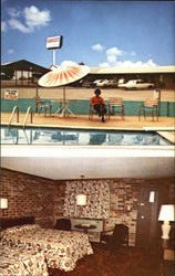 Carousel Motor Inn, 3211 Forest Lane Postcard
