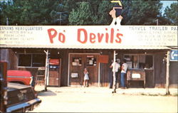Po Devil's Mill Creek Camp Postcard