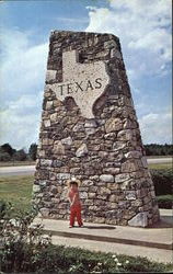 Texas Entrance Postcard