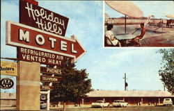 Holiday Hills Motel Postcard