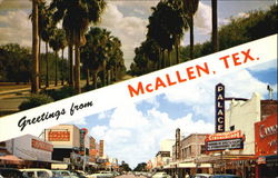 Greetings From McAllen Texas Postcard Postcard