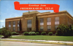 Gillespie County Court House Fredericksburg, TX Postcard Postcard