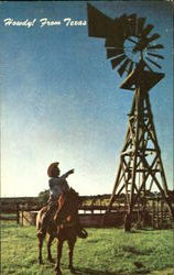 Howdy From Texas Postcard