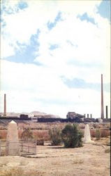 International Boundary Marker No. 1 And The Madero Monument Postcard