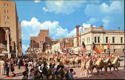 Annual Stock Show-Rodeo Parade Fort Worth, TX Postcard Postcard