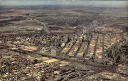 Aerial View Of Fort Worth Postcard