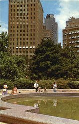 Skyscrapers In The Heart Of Downtown Fort Worth Postcard