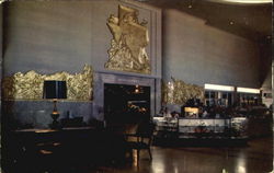 Main Lobby Terminal Building, Amon Carter Field Postcard