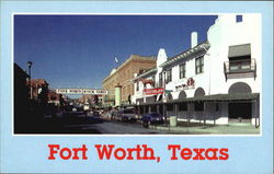 Stockyards, N. Main & Exchange Ave Postcard