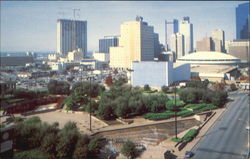 Convention Center Skyline Fort Worth, TX Postcard Postcard