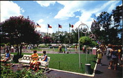 Historic Six Flags Over Texas Postcard
