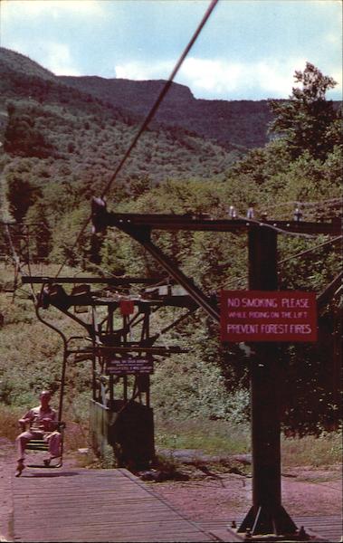 Skylift At The Bottom Of Mansfield Underhill Vermont