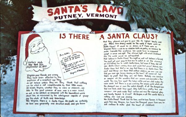 Santa's Land Putney Vermont