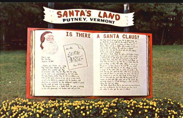 Santa's Land Putney Vermont