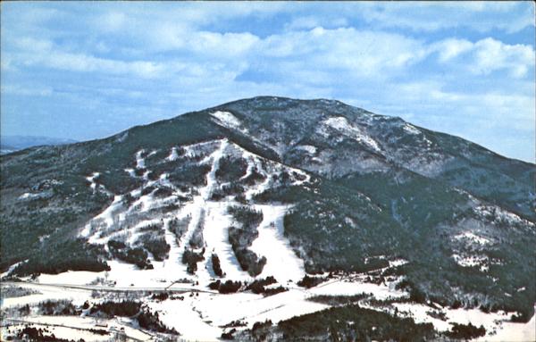 Aerial View Of Mt. Ascutney Ski Area Brownsville Vermont