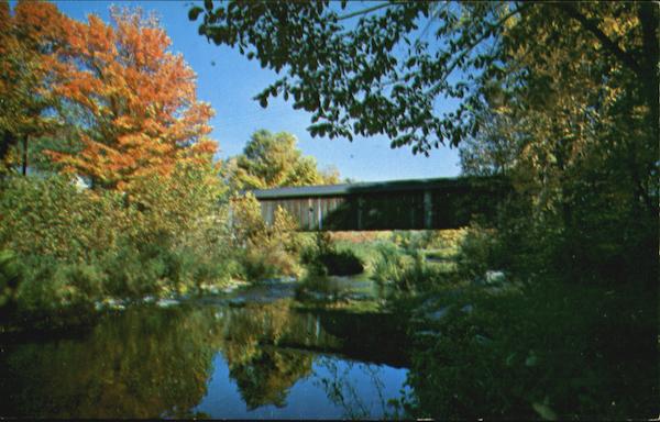 Old Covered Bridge Grafton Vermont