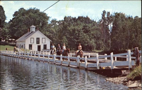 Floating Bridge And Green Trails Fork Shop Brookfield Vermont