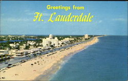 Greetings From Ft. Lauderdale Postcard